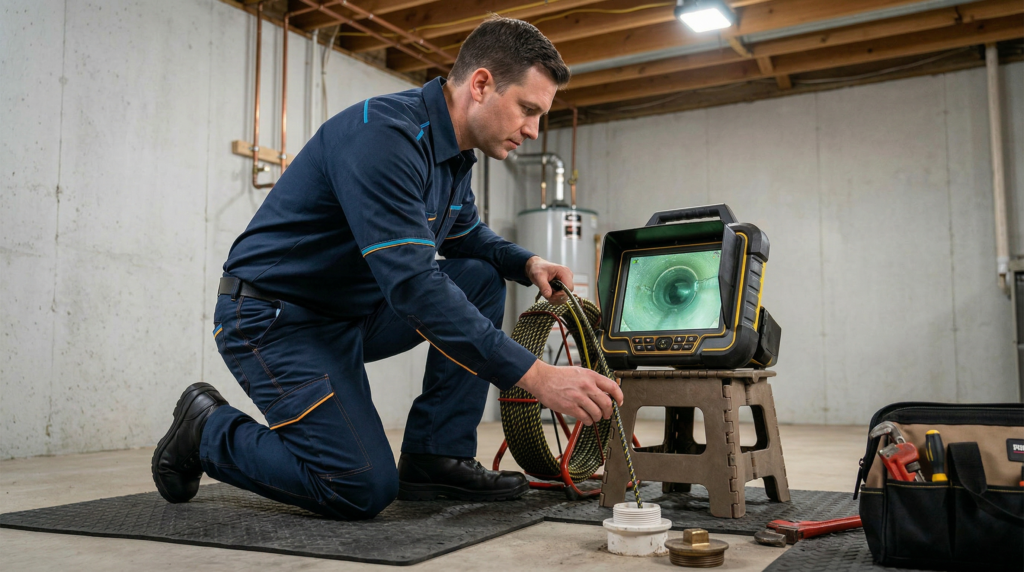 A-Comfort Service provides expert sewer line camera inspections and reliable drain services for homeowners throughout the greater Pittsburgh area.