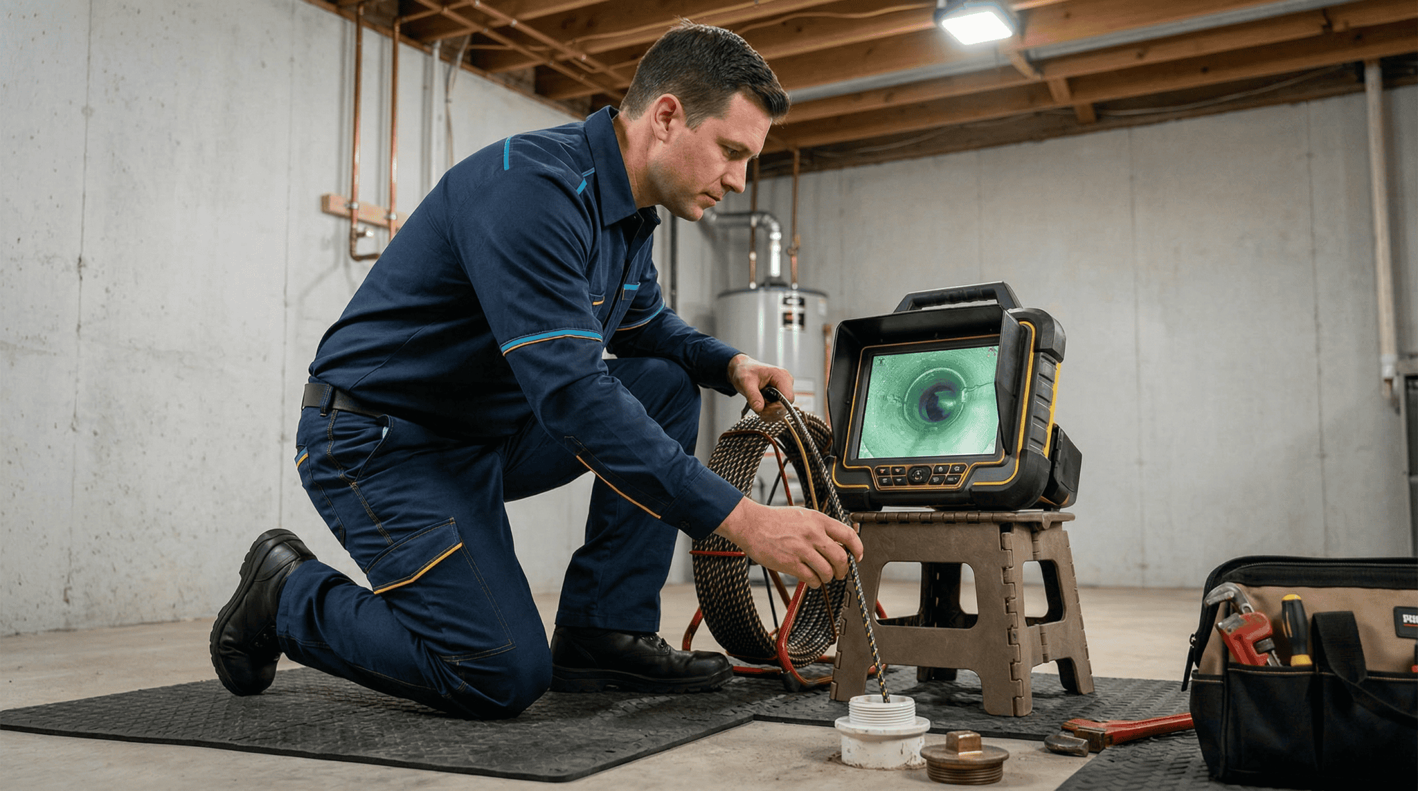 Sewer Camera Inspection in Pittsburgh | A-Comfort Service